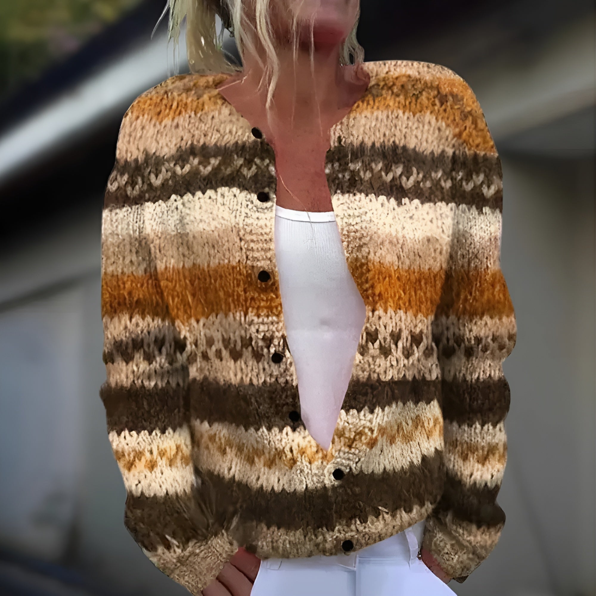 Brown Striped / 5XL