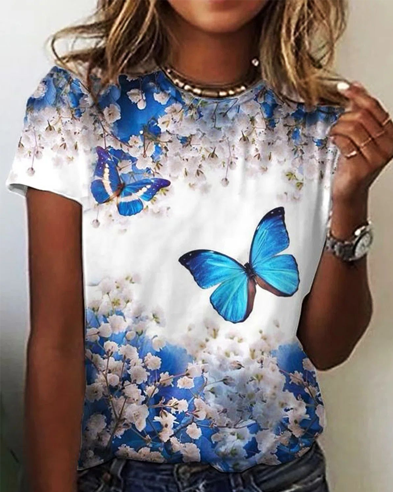 Blue Butterfly / 3XL