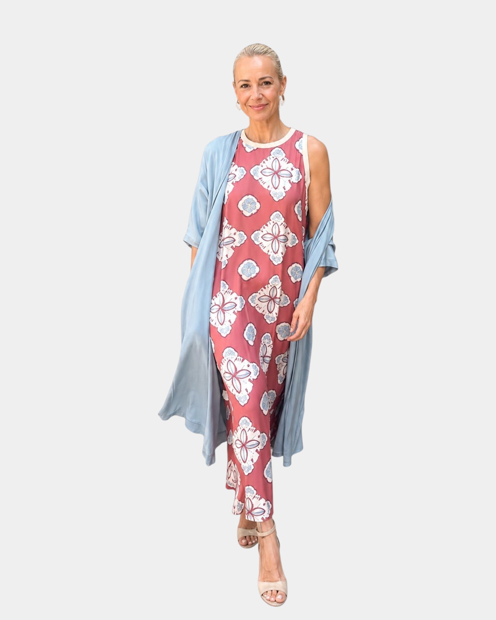 Pink and Light Blue / 3XL