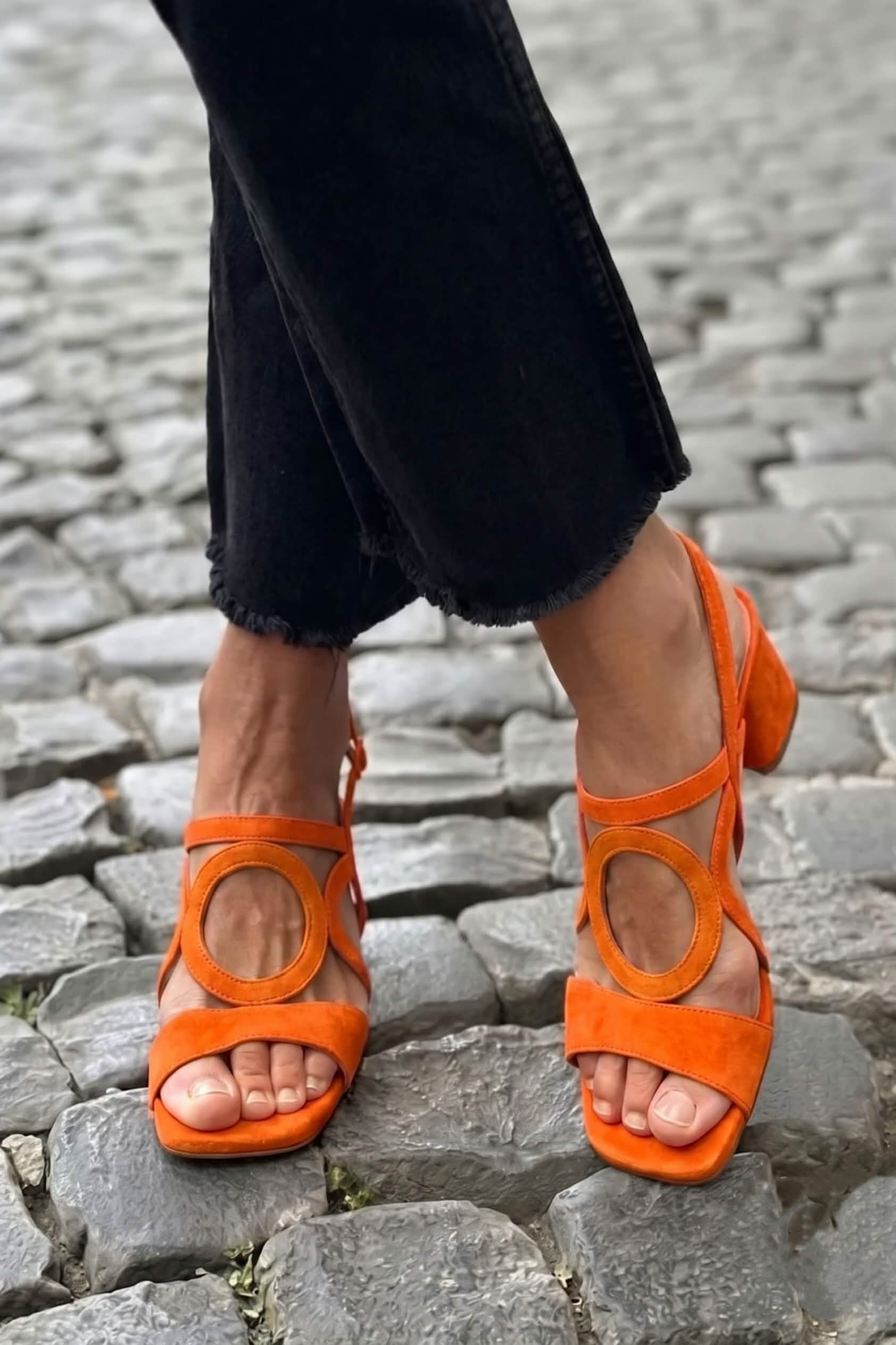Orange and pink / US 12