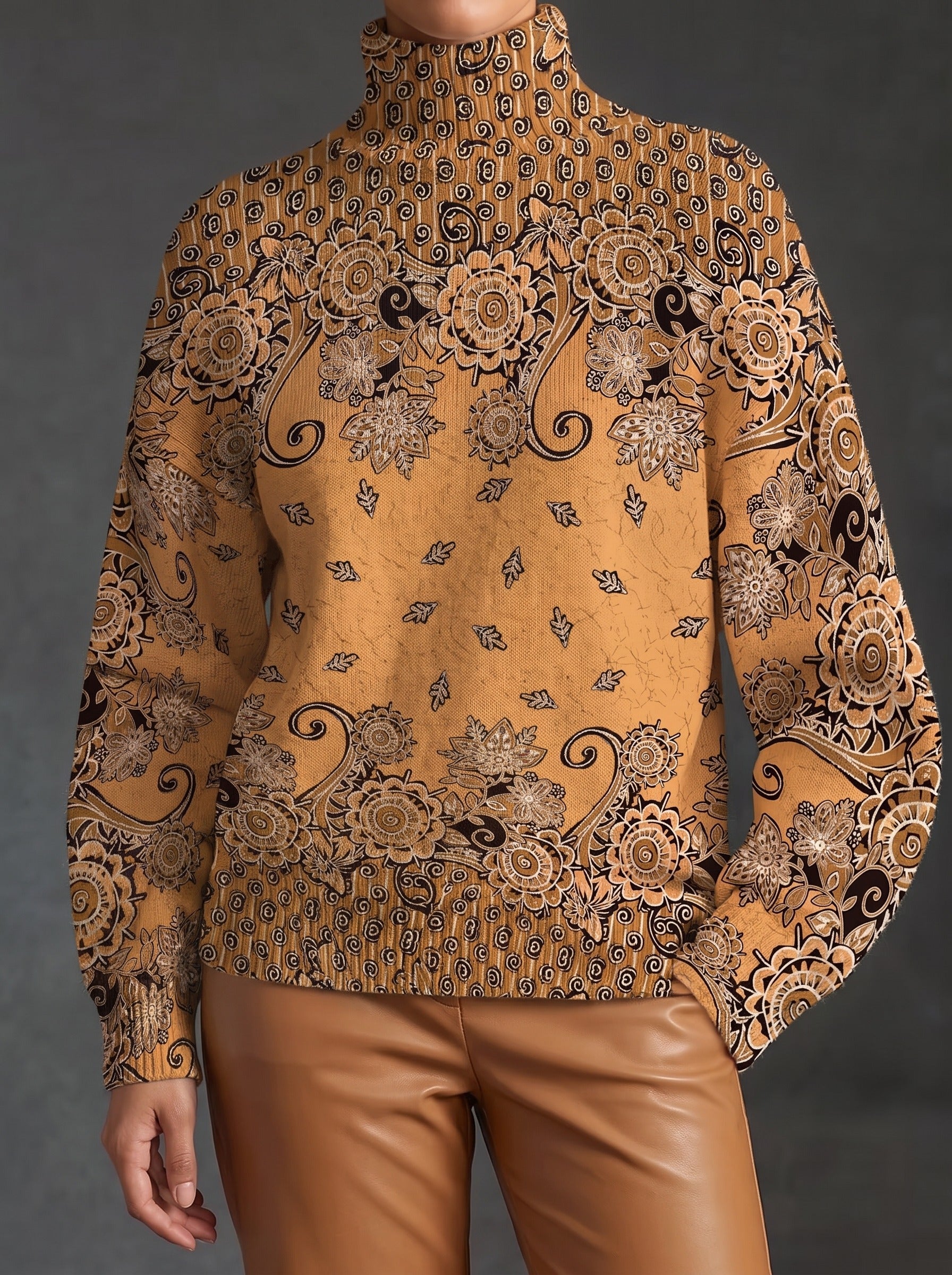 Caramel Paisley / 5XL