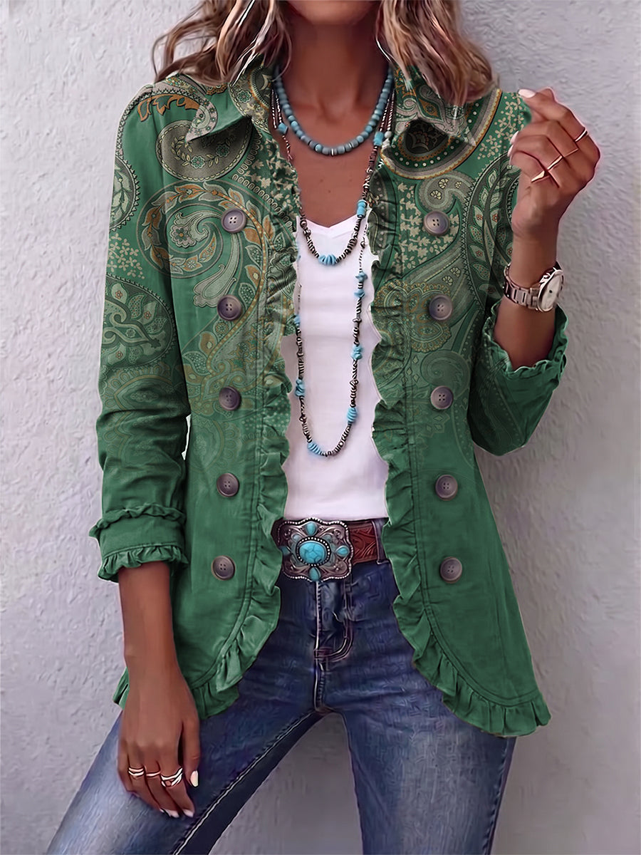 Green Paisley / 3XL