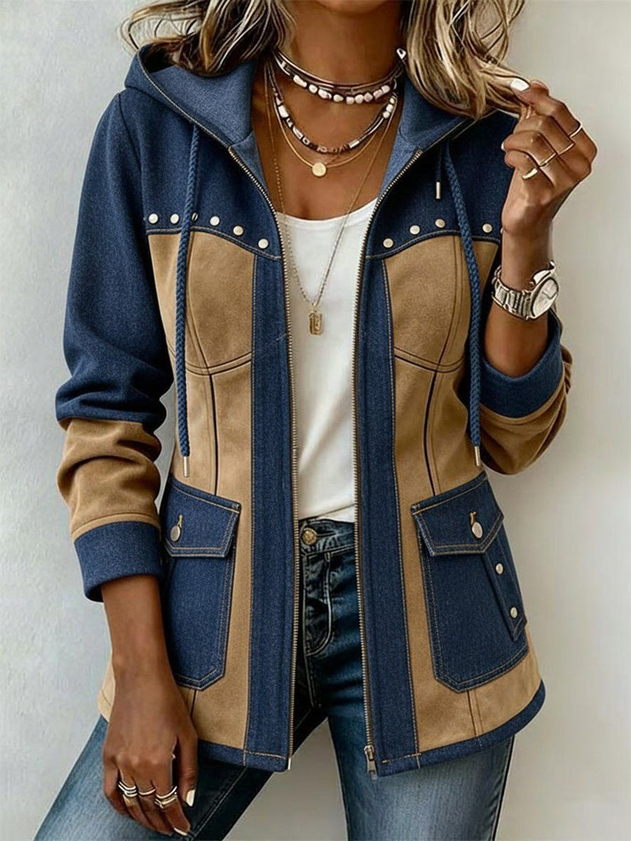 Navy & Camel / 3XL