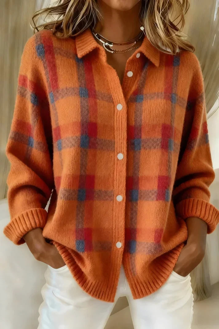 Orange Plaid / 5Xl